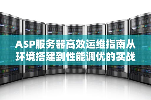ASP服务器高效运维指南从环境搭建到性能调优的实战解析