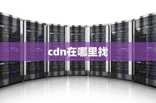 cdn在哪里找