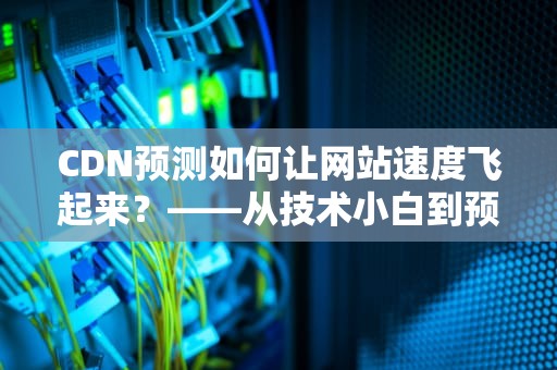 CDN预测如何让网站速度飞起来？——从技术小白到预测大师的进阶指南