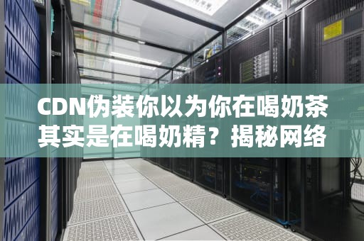CDN伪装你以为你在喝奶茶其实是在喝奶精？揭秘网络加速背后的替身文学