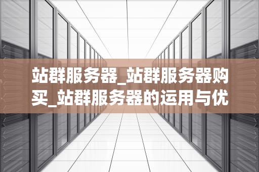 站群服务器_站群服务器购买_站群服务器的运用与优化策略