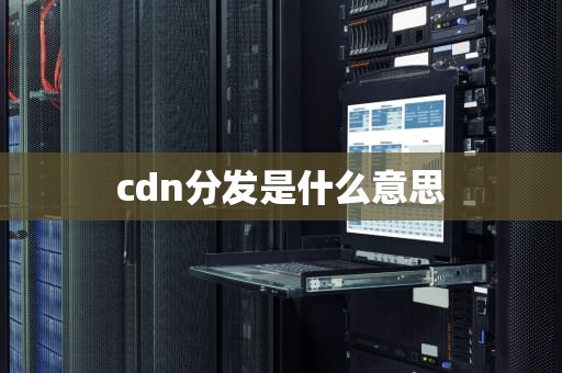 cdn分发是什么意思