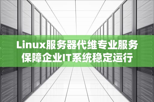 Linux服务器代维专业服务保障企业IT系统稳定运行