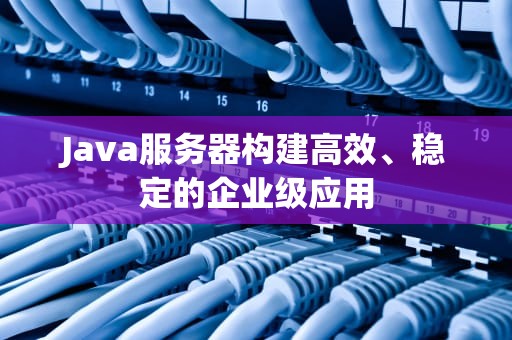 Java服务器构建高效、稳定的企业级应用