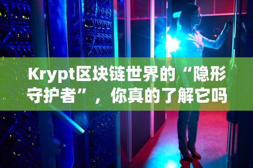Krypt区块链世界的“隐形守护者”，你真的了解它吗？