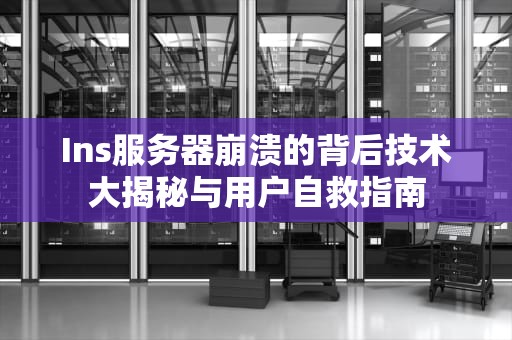 Ins服务器崩溃的背后技术大揭秘与用户自救指南
