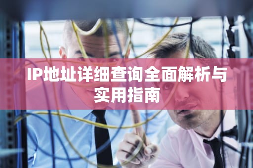 IP地址详细查询全面解析与实用指南