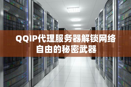 QQIP代理服务器解锁网络自由的秘密武器