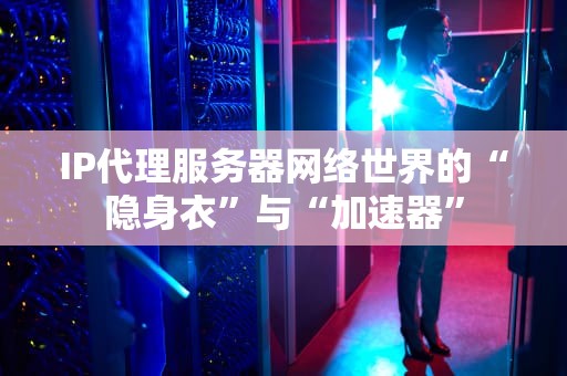IP代理服务器网络世界的“隐身衣”与“加速器”