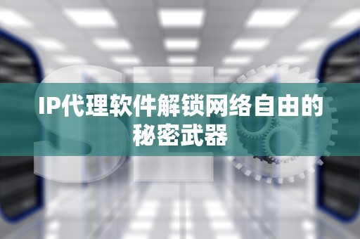 IP代理软件解锁网络自由的秘密武器