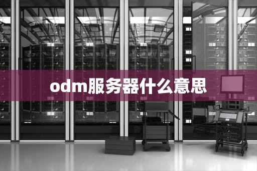odm服务器什么意思