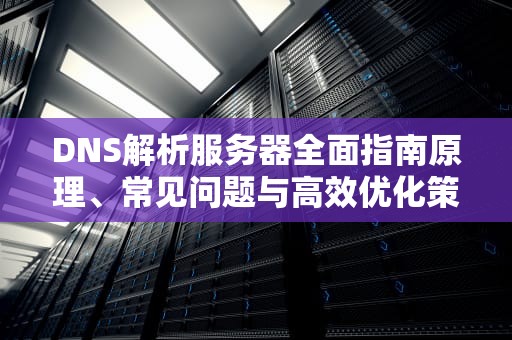 DNS解析服务器全面指南原理、常见问题与高效优化策略