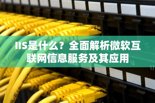 IIS是什么？全面解析微软互联网信息服务及其应用