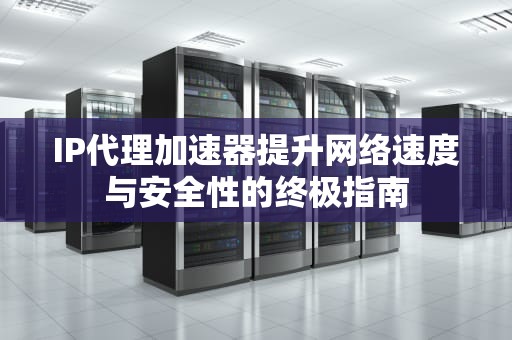 IP代理加速器提升网络速度与安全性的终极指南