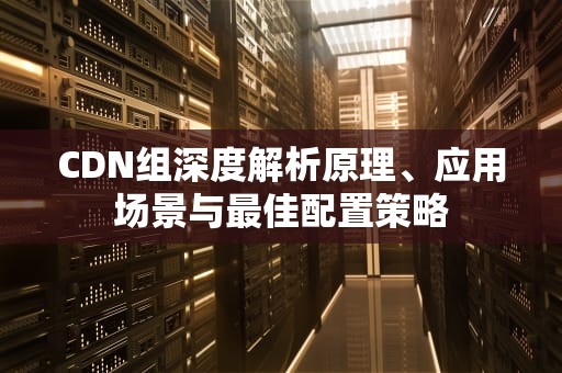 CDN组深度解析原理、应用场景与最佳配置策略