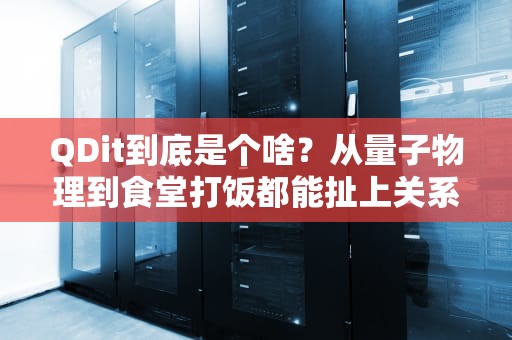 QDit到底是个啥？从量子物理到食堂打饭都能扯上关系的神奇概念！