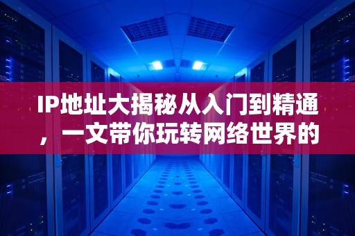 IP地址大揭秘从入门到精通，一文带你玩转网络世界的“身份证”