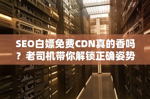 SEO白嫖免费CDN真的香吗？老司机带你解锁正确姿势（附避坑指南）
