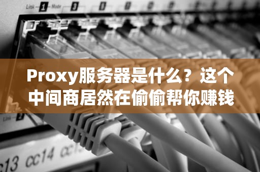 Proxy服务器是什么？这个中间商居然在偷偷帮你赚钱！