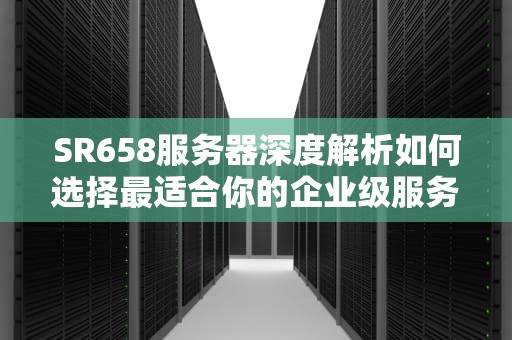 SR658服务器深度解析如何选择最适合你的企业级服务器？