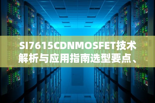 SI7615CDNMOSFET技术解析与应用指南选型要点、电路设计及常见问题解答