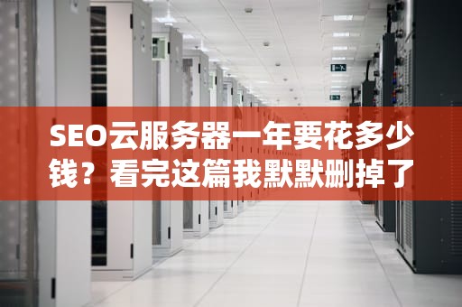 SEO云服务器一年要花多少钱？看完这篇我默默删掉了购物车里的泡面
