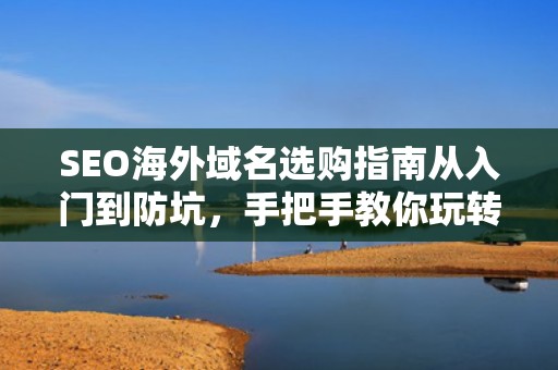 SEO海外域名选购指南从入门到防坑，手把手教你玩转全球网站门牌号