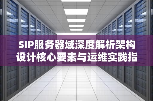 SIP服务器域深度解析架构设计核心要素与运维实践指南