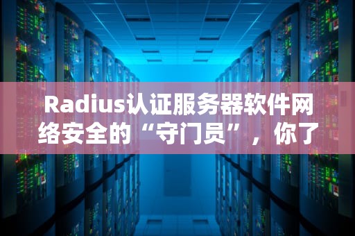 Radius认证服务器软件网络安全的“守门员”，你了解多少？