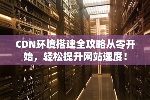 CDN环境搭建全攻略从零开始，轻松提升网站速度！