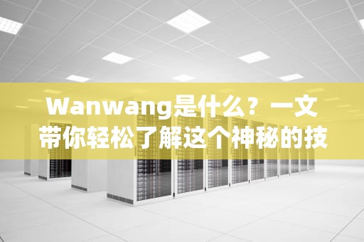 Wanwang是什么？一文带你轻松了解这个神秘的技术名词