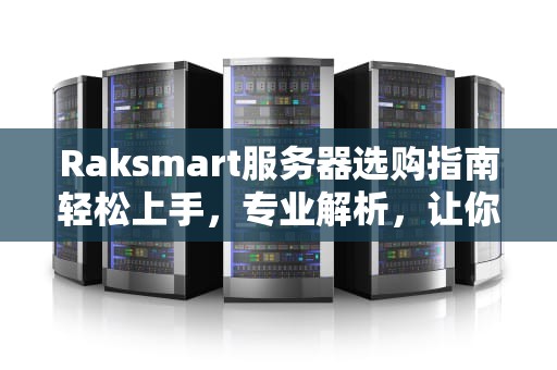 Raksmart服务器选购指南轻松上手，专业解析，让你不再迷茫！