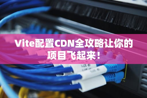 Vite配置CDN全攻略让你的项目飞起来！