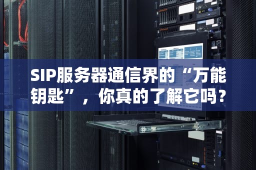 SIP服务器通信界的“万能钥匙”，你真的了解它吗？