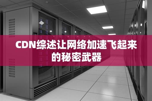 CDN综述让网络加速飞起来的秘密武器