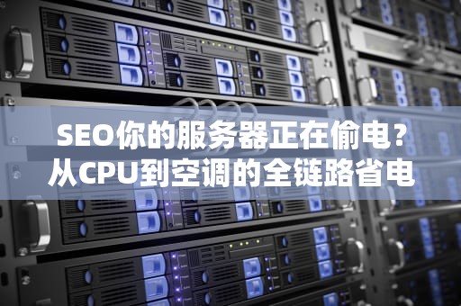 SEO你的服务器正在偷电？从CPU到空调的全链路省电秘籍！连运维小哥看了都直呼内行！