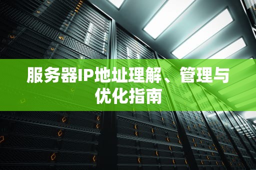 服务器IP地址理解、管理与优化指南