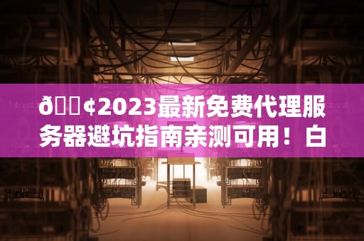 📢2023最新免费代理服务器避坑指南亲测可用！白嫖党必看生存法则🔍