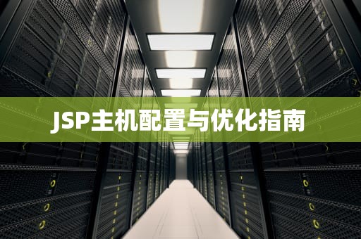 JSP主机配置与优化指南
