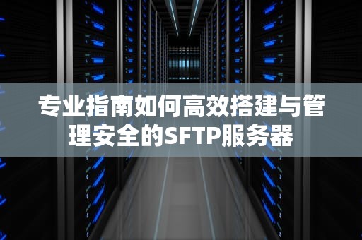 专业指南如何高效搭建与管理安全的SFTP服务器