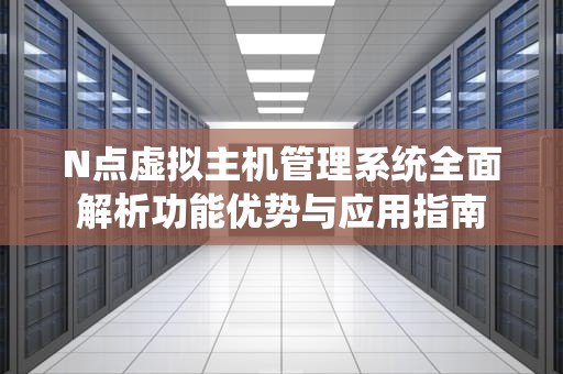 N点虚拟主机管理系统全面解析功能优势与应用指南