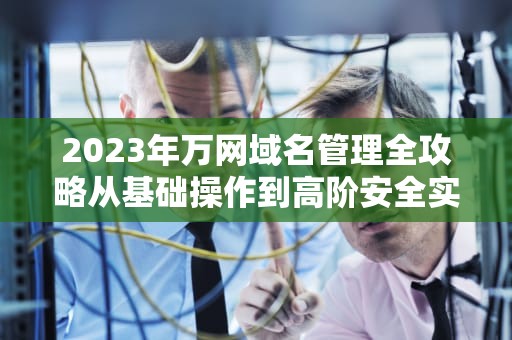 2023年万网域名管理全攻略从基础操作到高阶安全实践