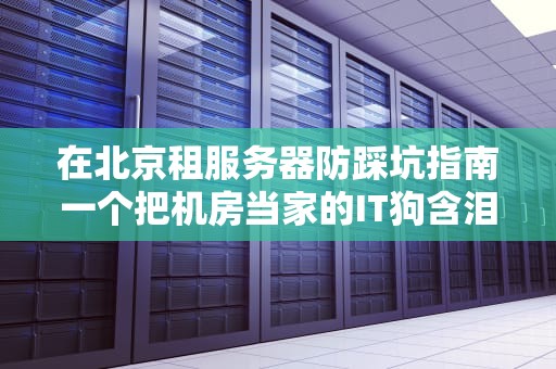 在北京租服务器防踩坑指南一个把机房当家的IT狗含泪总结