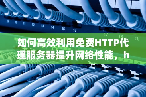 如何高效利用免费HTTP代理服务器提升网络性能，http免费代理服务器有哪些