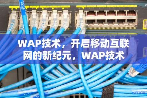 WAP技术，开启移动互联网的新纪元，WAP技术