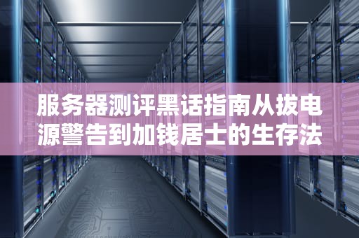 服务器测评黑话指南从拔电源警告到加钱居士的生存法则