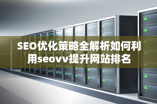 SEO优化策略全解析如何利用seovv提升网站排名