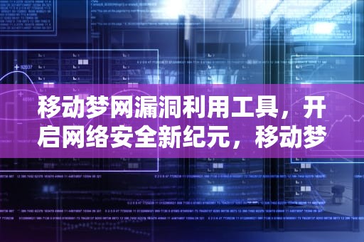 移动梦网漏洞利用工具，开启网络安全新纪元，移动梦网是怎么打开的