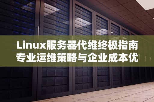 Linux服务器代维终极指南专业运维策略与企业成本优化实践