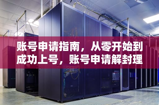 账号申请指南，从零开始到成功上号，账号申请解封理由怎么写